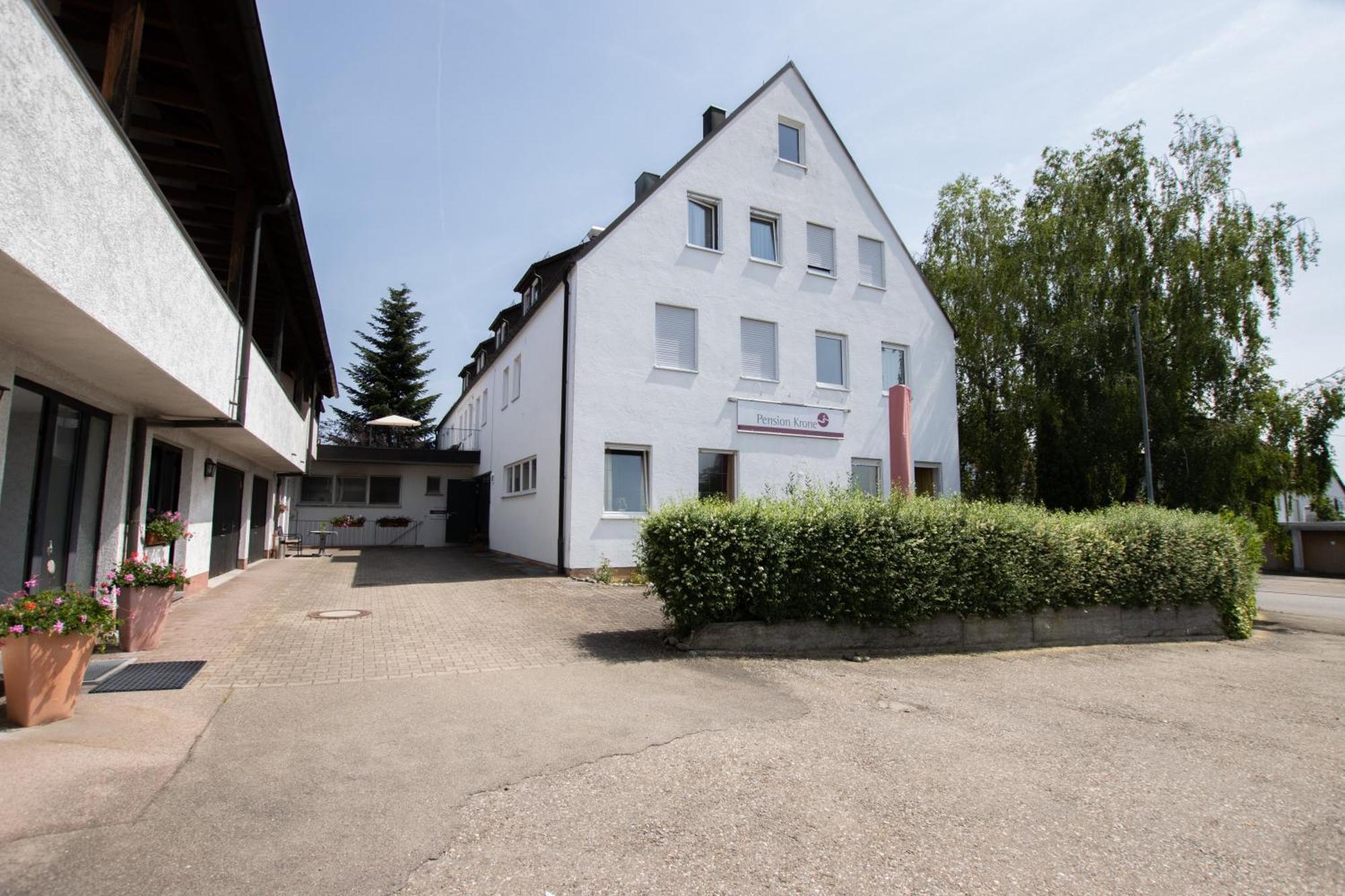 Pension Krone Schwäbisch Gmünd Eksteriør bilde